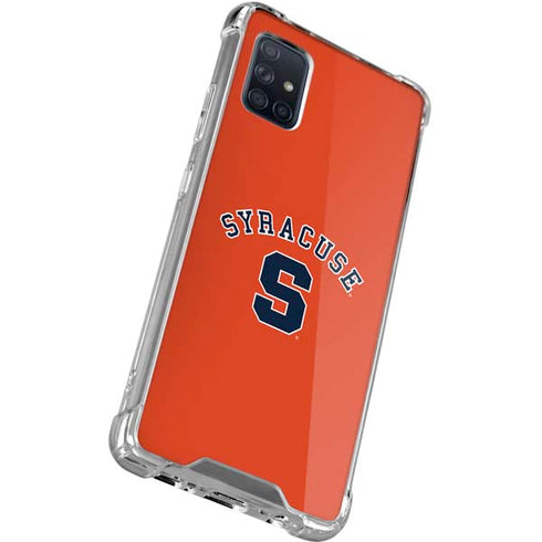 Syracuse S Orange Galaxy A71 5G Clear Case