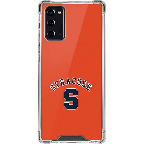 Syracuse S Orange Galaxy Note20 5G Clear Case