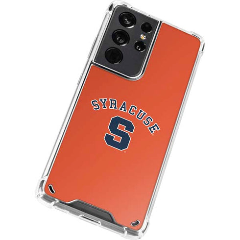 Syracuse S Orange Galaxy S21 Ultra 5G Clear Case
