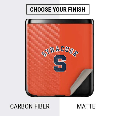 Syracuse S Orange Galaxy Z Flip Skin