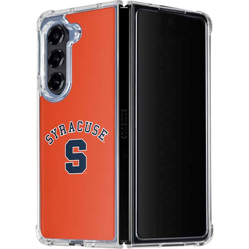 Syracuse University S Orange Galaxy Z Fold5 5G Clear Case