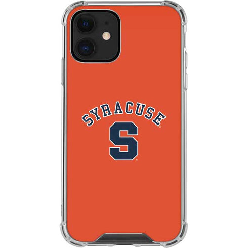 Syracuse S Orange iPhone 12 Mini Clear Case