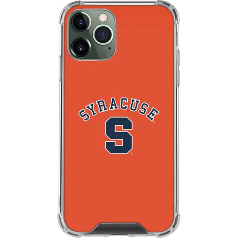 Syracuse S Orange iPhone 12 Pro Clear Case