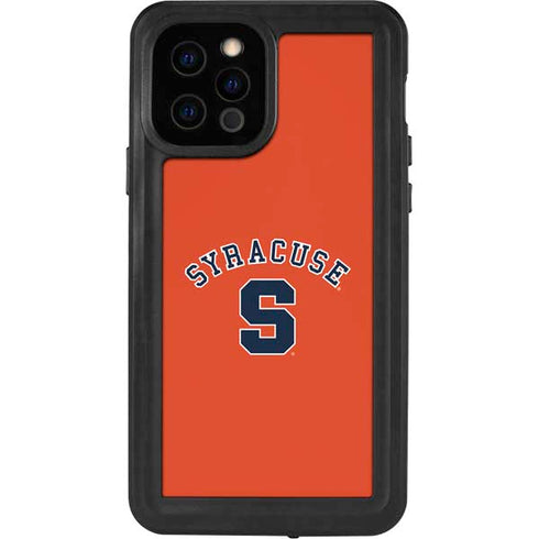 Syracuse S Orange iPhone 12 Pro Waterproof Case