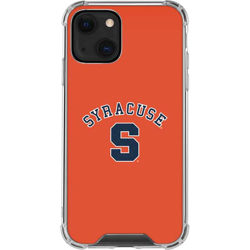 Syracuse S Orange iPhone 13 Mini Clear Case