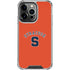 Syracuse S Orange iPhone 13 Pro Clear Case