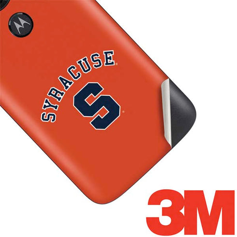 Syracuse S Orange Moto E5 Play Skin