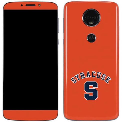 Syracuse S Orange Moto E5 Plus Skin