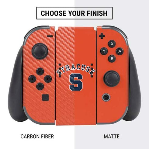 Syracuse S Orange Nintendo Switch Bundle Skin