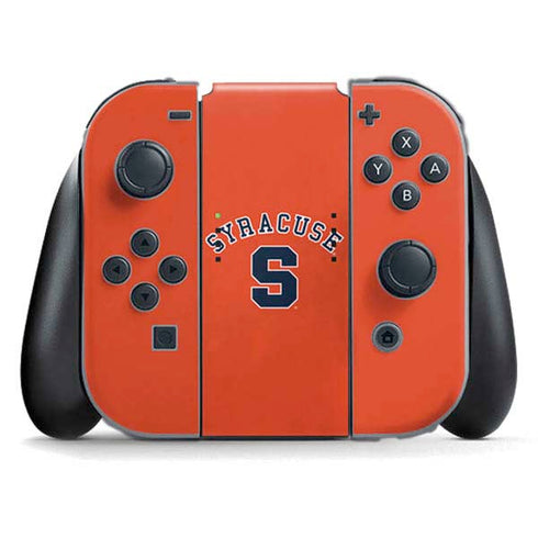 Syracuse University S Orange Nintendo Switch (2017-2021) Joy-Con Controller Skin
