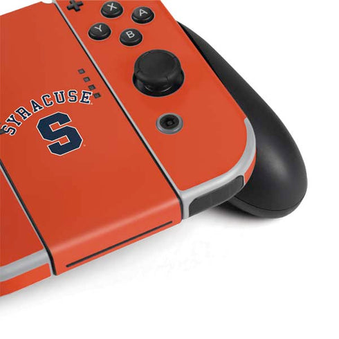 Syracuse S Orange Nintendo Switch OLED (2021) Skin