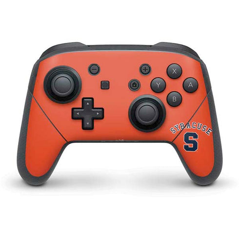 Syracuse S Orange Nintendo Switch Pro Controller Skin