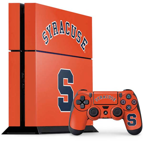 Syracuse S Orange PS4 Console and Controller Bundle Skin