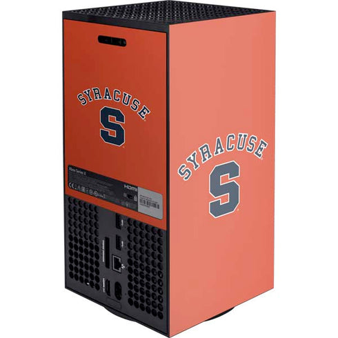 Syracuse S Orange Xbox Series X Console Skin