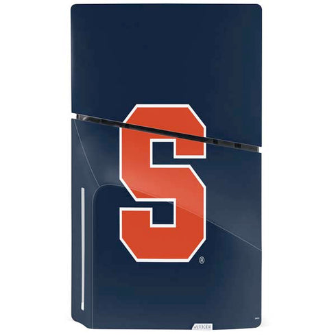 Syracuse University S Logo PS5 Slim Disk Console Skin
