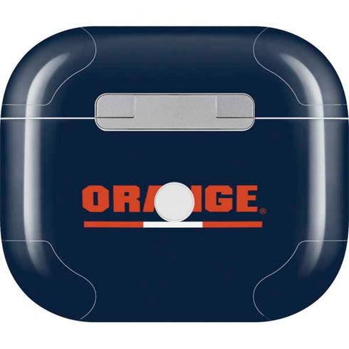 Syracuse University Orange Apple AirPods (3rd Gen 2021) Skin