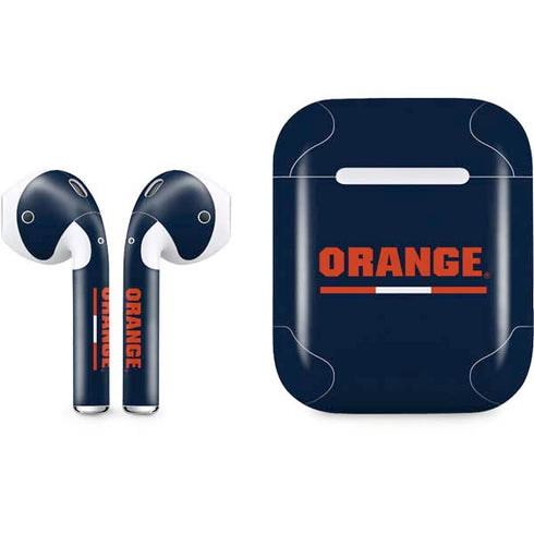 Syracuse University Orange Apple AirPods Skin