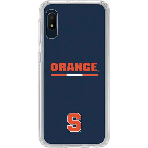 Syracuse University Orange Galaxy A10e Clear Case