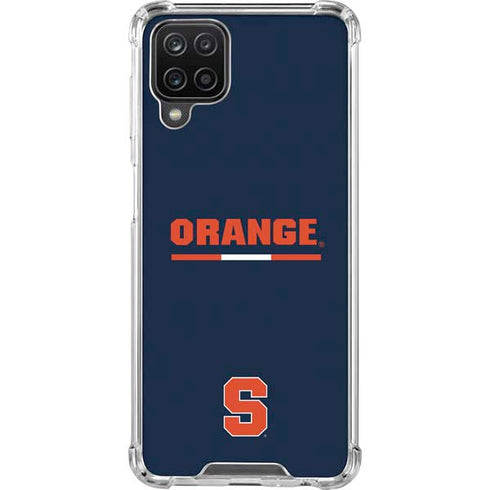 Syracuse University Orange Galaxy A12 Clear Case