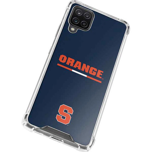 Syracuse University Orange Galaxy A12 Clear Case