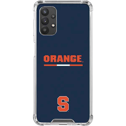 Syracuse University Orange Galaxy A32 5G Clear Case