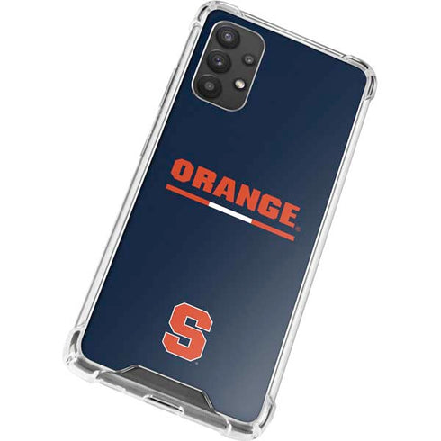 Syracuse University Orange Galaxy A32 5G Clear Case