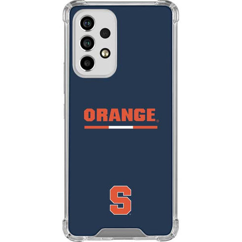 Syracuse University Orange Galaxy A53 5G Clear Case