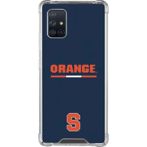 Syracuse University Orange Galaxy A71 5G Clear Case