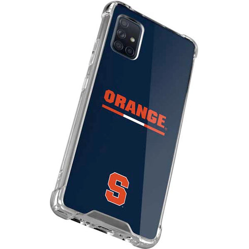 Syracuse University Orange Galaxy A71 5G Clear Case