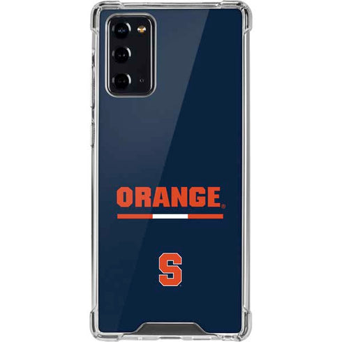 Syracuse University Orange Galaxy Note20 5G Clear Case