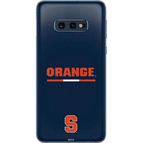 Syracuse University Orange Galaxy S10e Skin