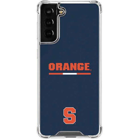 Syracuse University Orange Galaxy S21 FE Clear Case