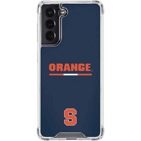 Syracuse University Orange Galaxy S22 Clear Case