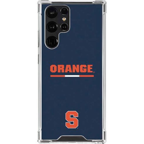 Syracuse University Orange Galaxy S22 Ultra Clear Case