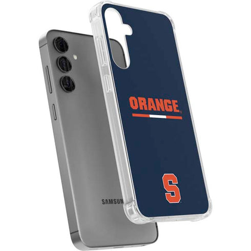 Syracuse University Orange Galaxy S24 Plus Clear Case