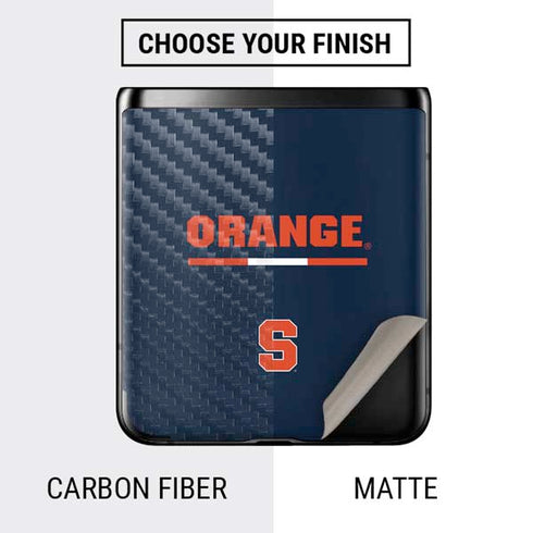 Syracuse University Orange Galaxy Z Flip Skin