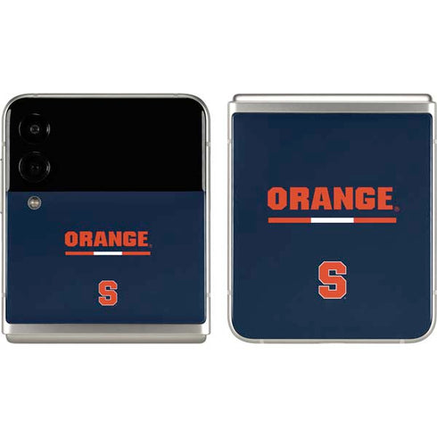 Syracuse University Orange Galaxy Z Flip3 5G Skin