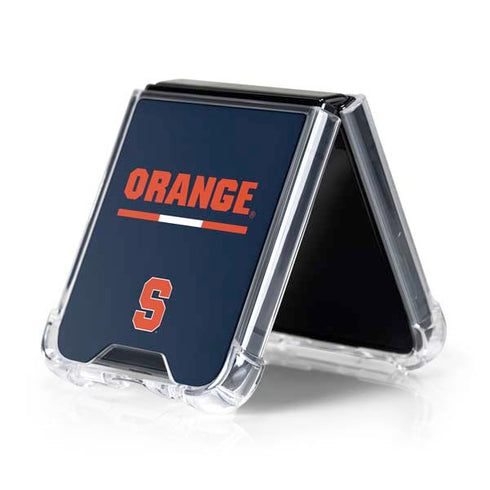Syracuse University Orange Galaxy Z Flip5 5G Clear Case