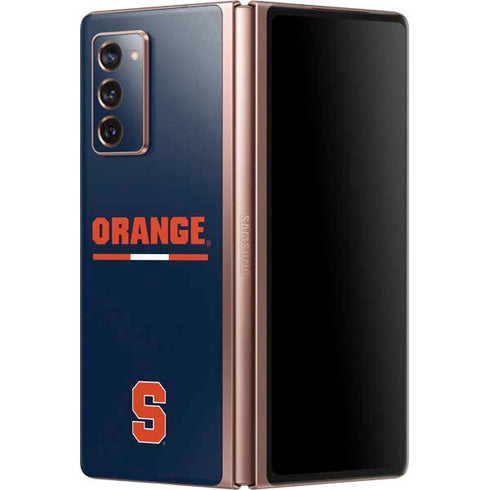 Syracuse University Orange Galaxy Z Fold2 5G Skin