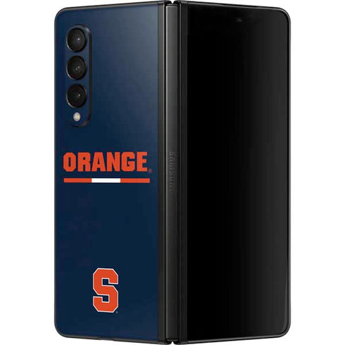 Syracuse University Orange Galaxy Z Fold3 5G Skin