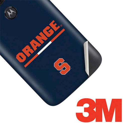 Syracuse University Orange Moto E5 Play Skin