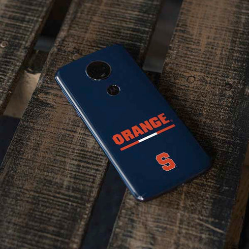 Syracuse University Orange Moto E5 Plus Skin
