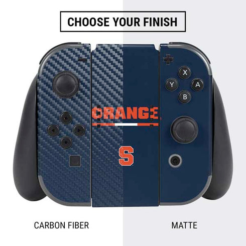 Syracuse University Orange Nintendo Switch Bundle Skin