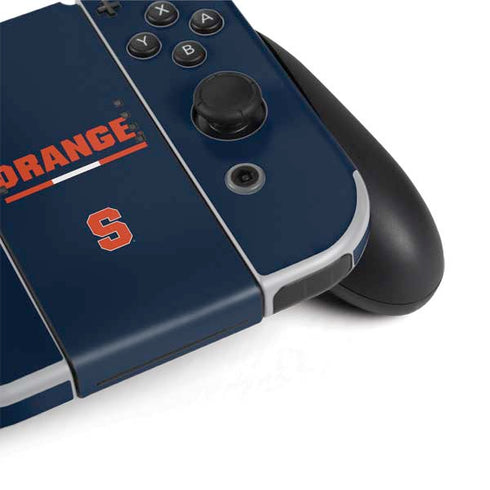 Syracuse University Orange Nintendo Switch OLED (2021) Skin