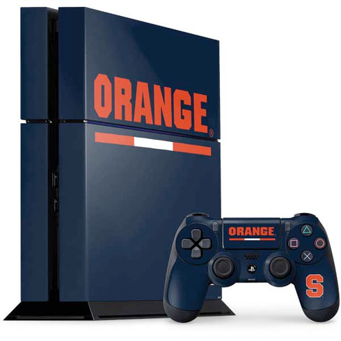 Syracuse University Orange PS4 Console and Controller Bundle Skin
