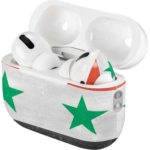 Syria Flag Distressed AirPods Pro 2nd Gen Skin