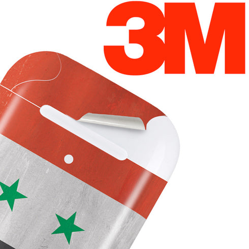 Syria Flag Distressed Apple AirPods 2 Skin