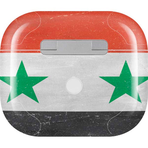 Syria Flag Distressed Apple AirPods (3rd Gen 2021) Skin
