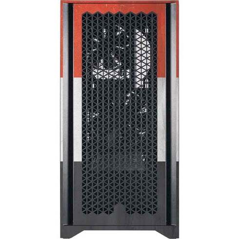 Syria Flag Distressed Corsair 4000D Tempered Glass Mid-Tower ATX Case Skin