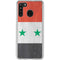 Syria Flag Distressed Galaxy A21 Clear Case
